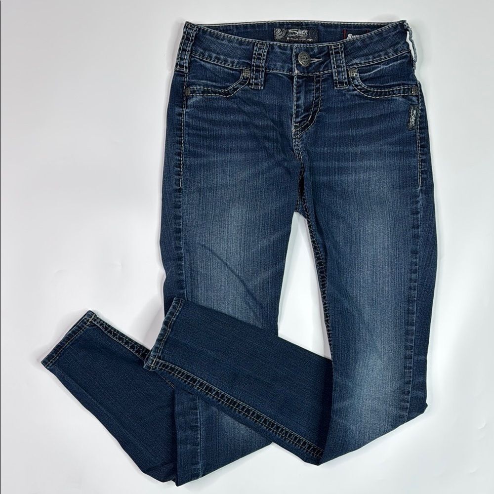Silver Jeans Suki Mid Super Skinny Jeans Size 26x31